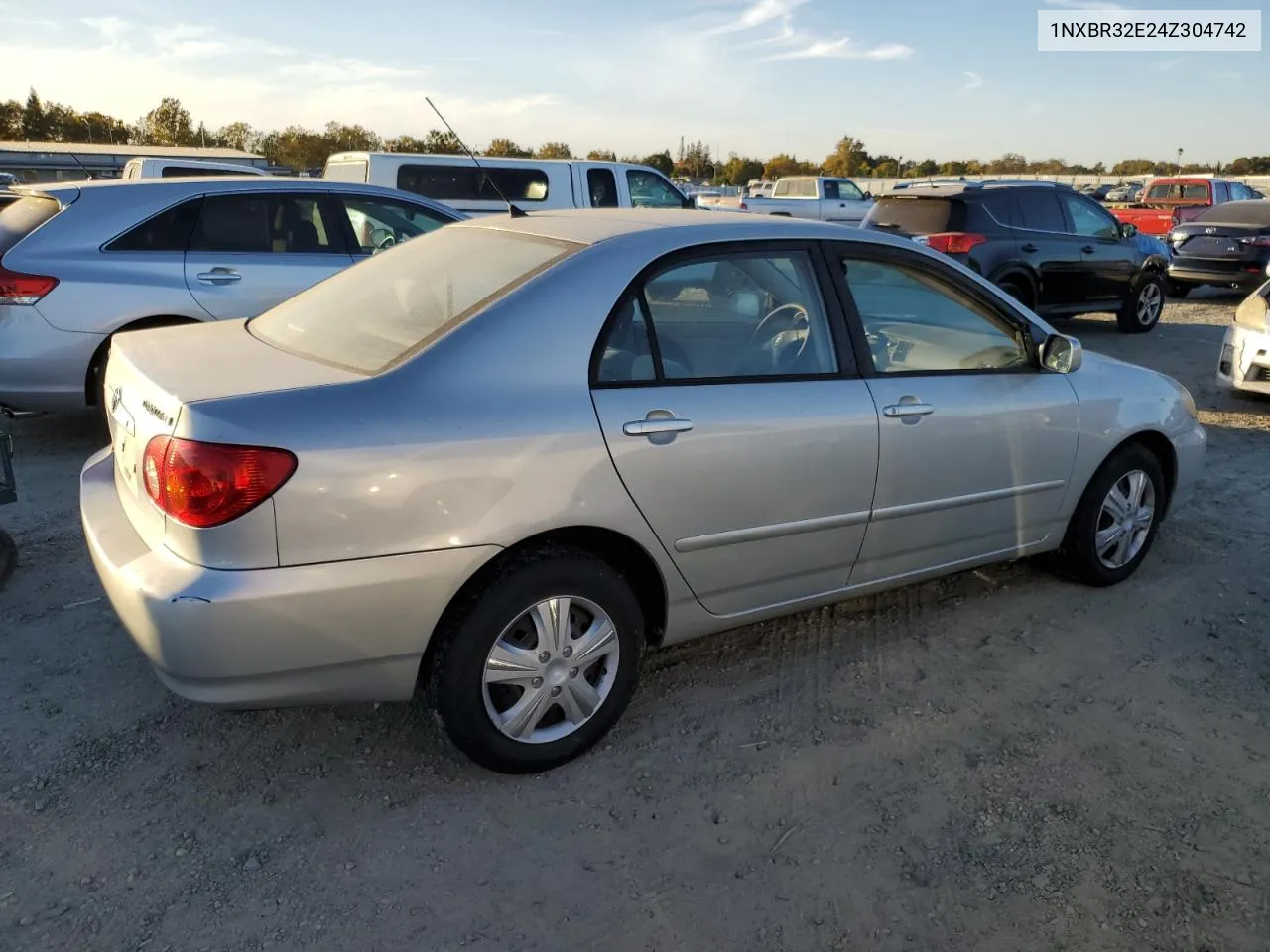 2004 Toyota Corolla Ce VIN: 1NXBR32E24Z304742 Lot: 78287954