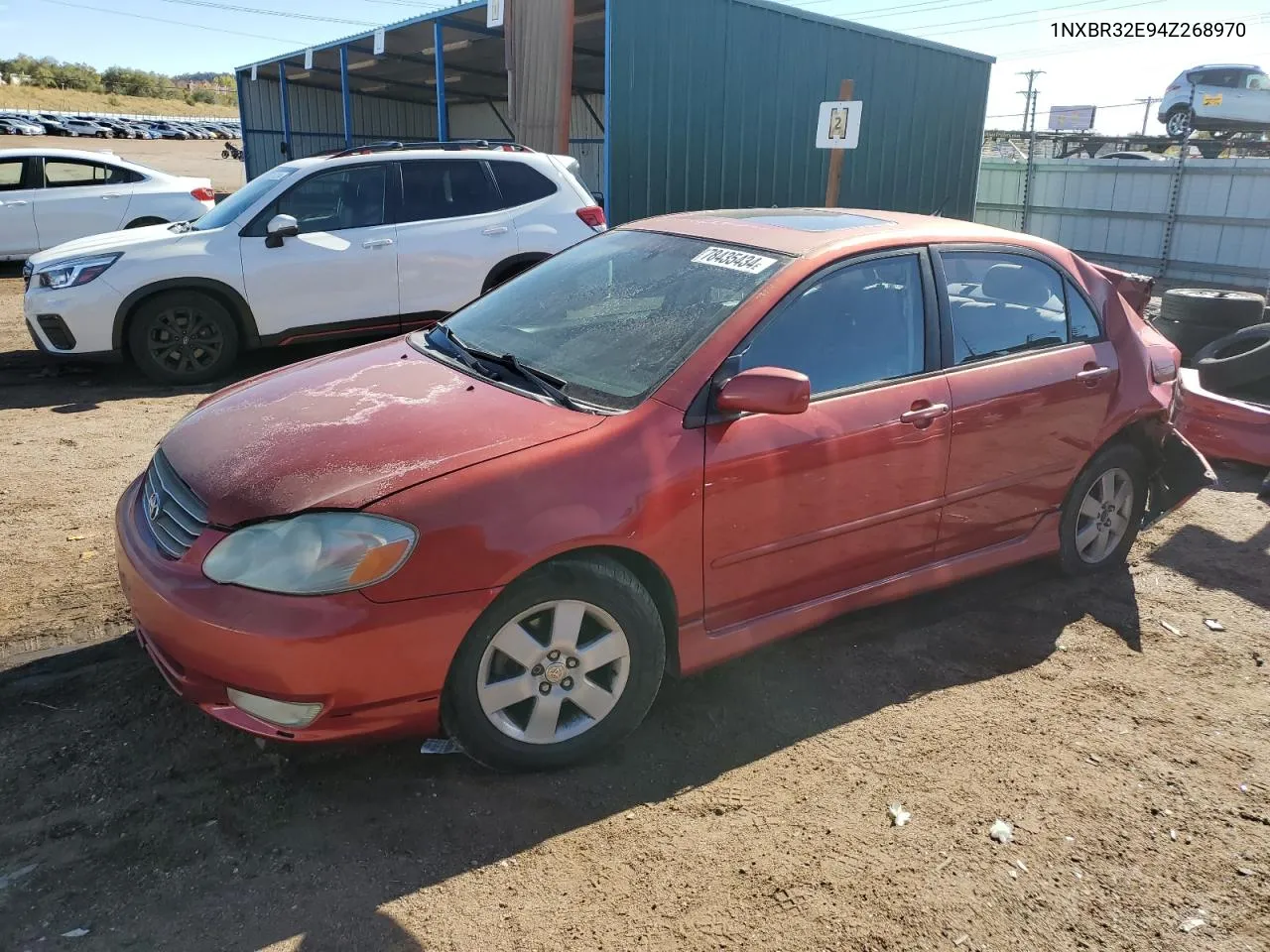 2004 Toyota Corolla Ce VIN: 1NXBR32E94Z268970 Lot: 78435434