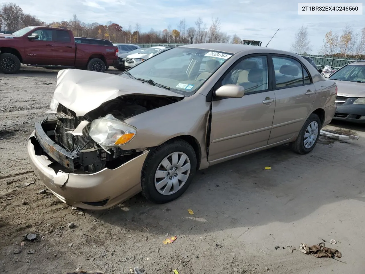 2004 Toyota Corolla Ce VIN: 2T1BR32EX4C246560 Lot: 78504764