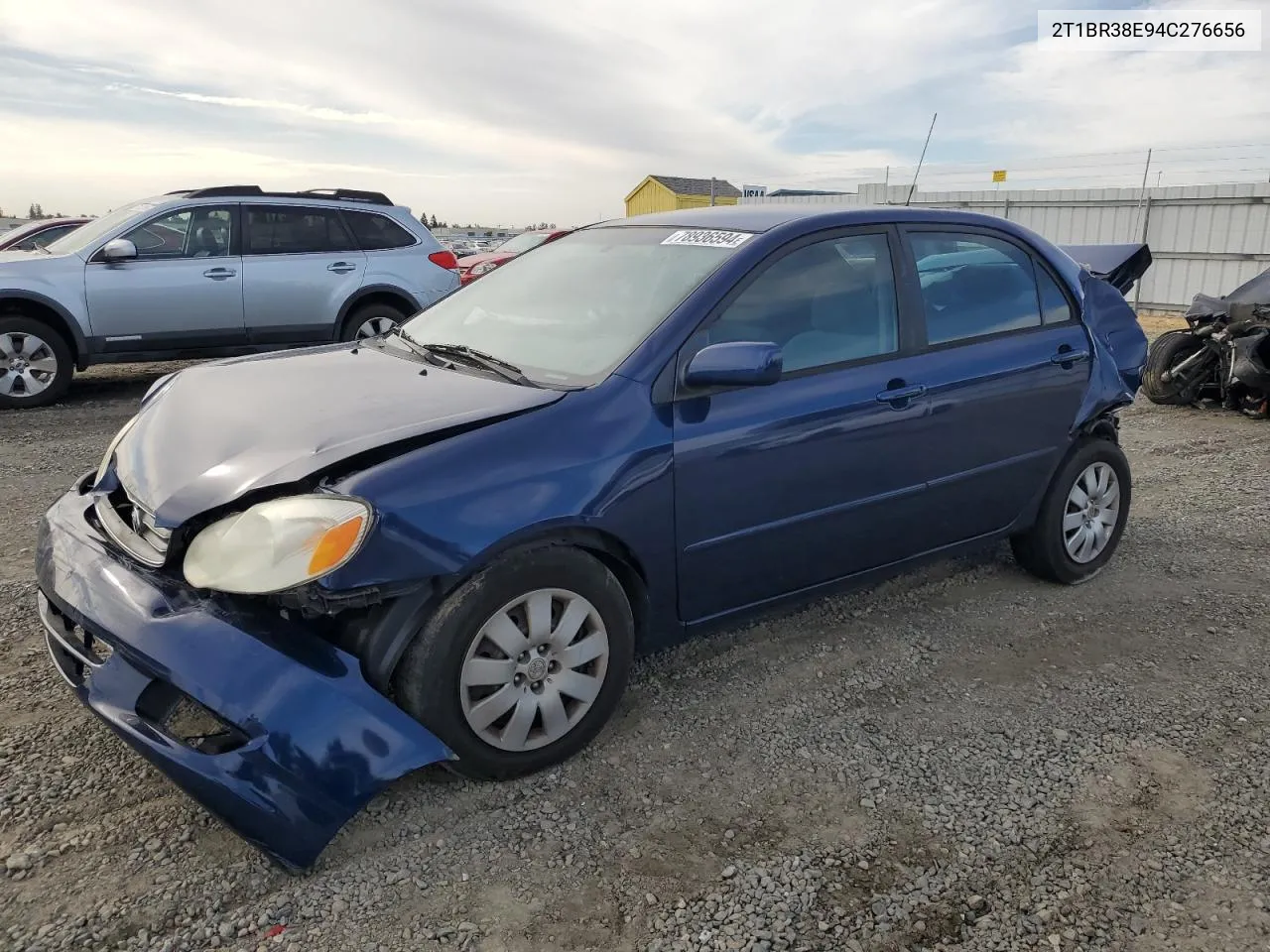 2004 Toyota Corolla Ce VIN: 2T1BR38E94C276656 Lot: 78936594