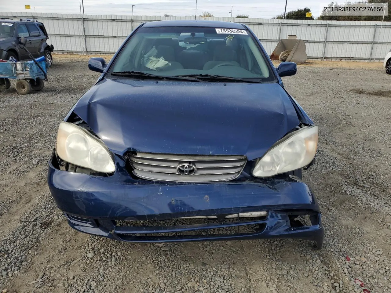 2004 Toyota Corolla Ce VIN: 2T1BR38E94C276656 Lot: 78936594