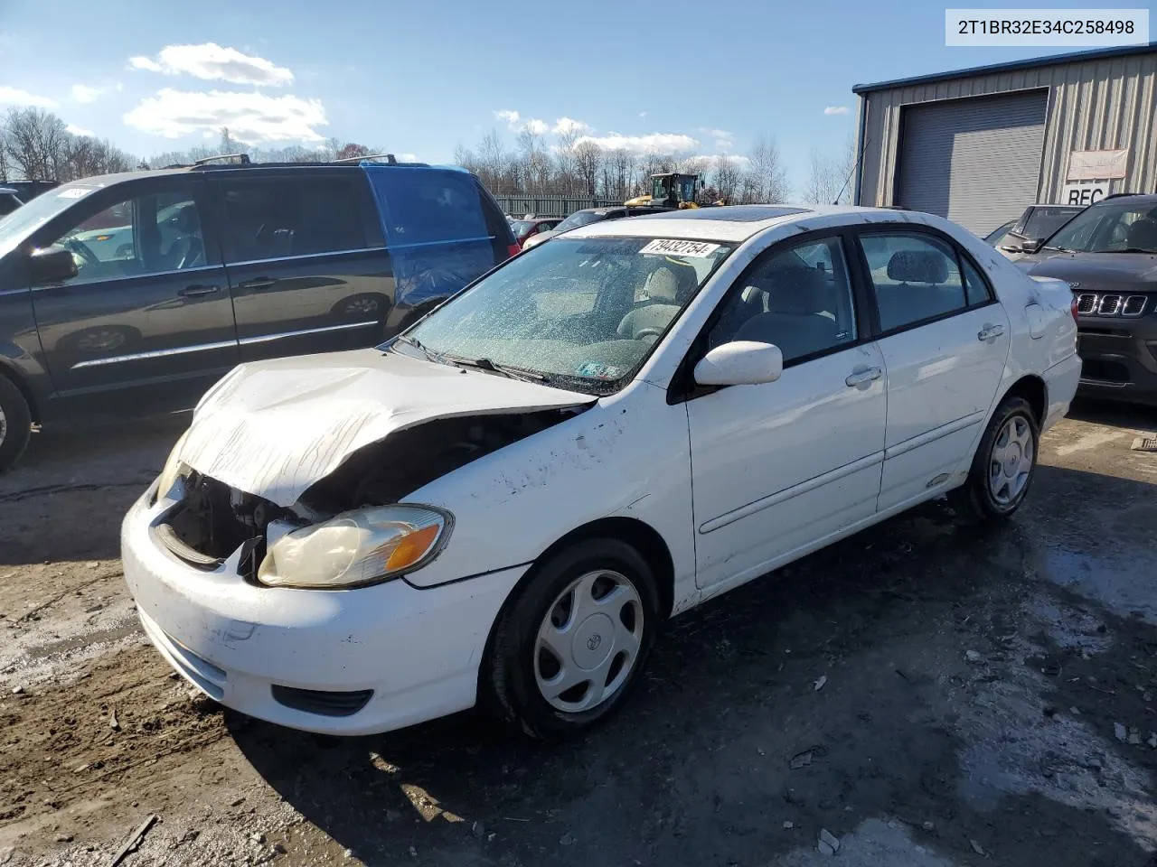 2004 Toyota Corolla Ce VIN: 2T1BR32E34C258498 Lot: 79432754