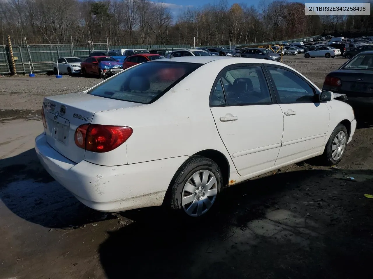 2004 Toyota Corolla Ce VIN: 2T1BR32E34C258498 Lot: 79432754