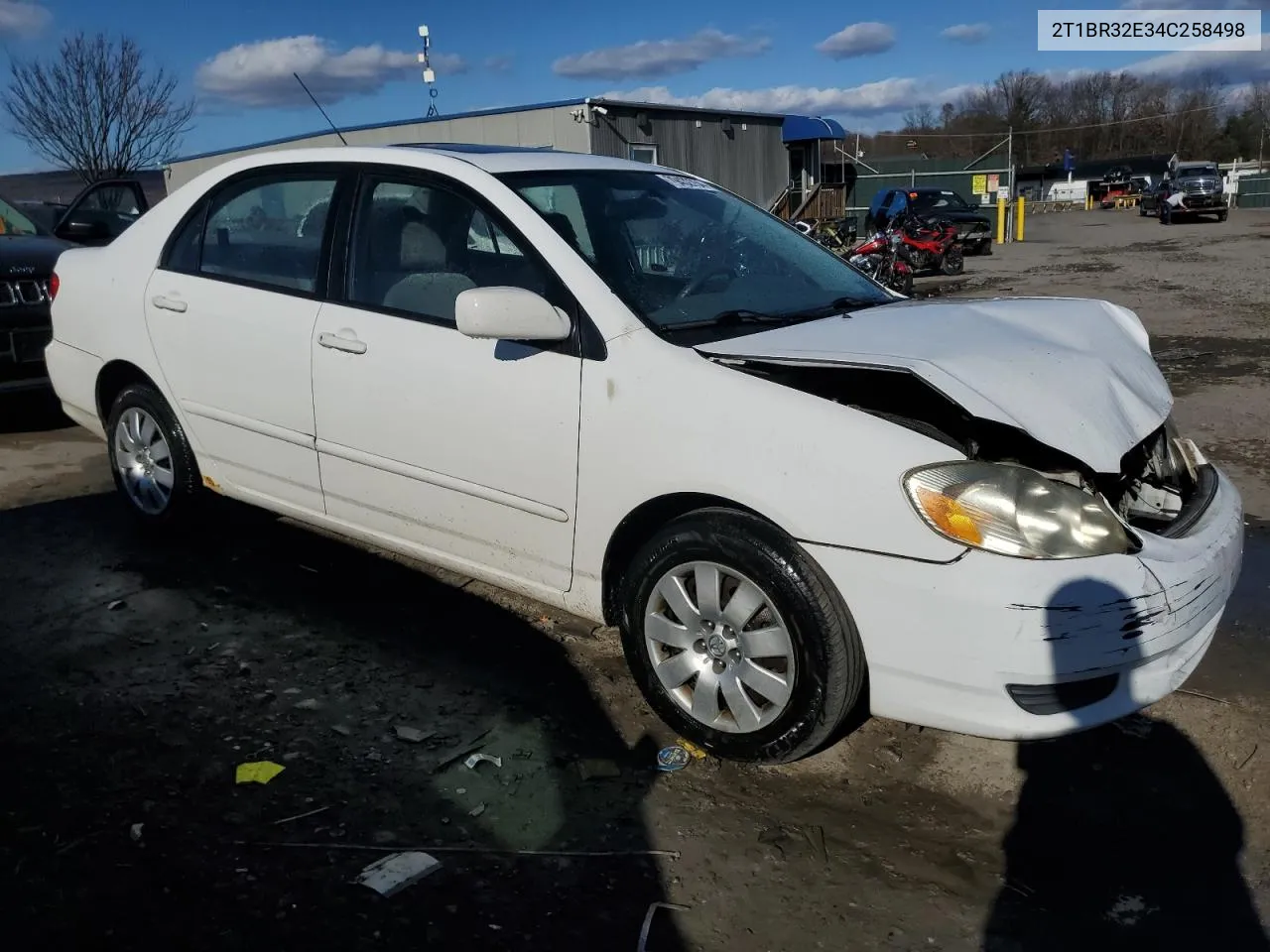 2004 Toyota Corolla Ce VIN: 2T1BR32E34C258498 Lot: 79432754