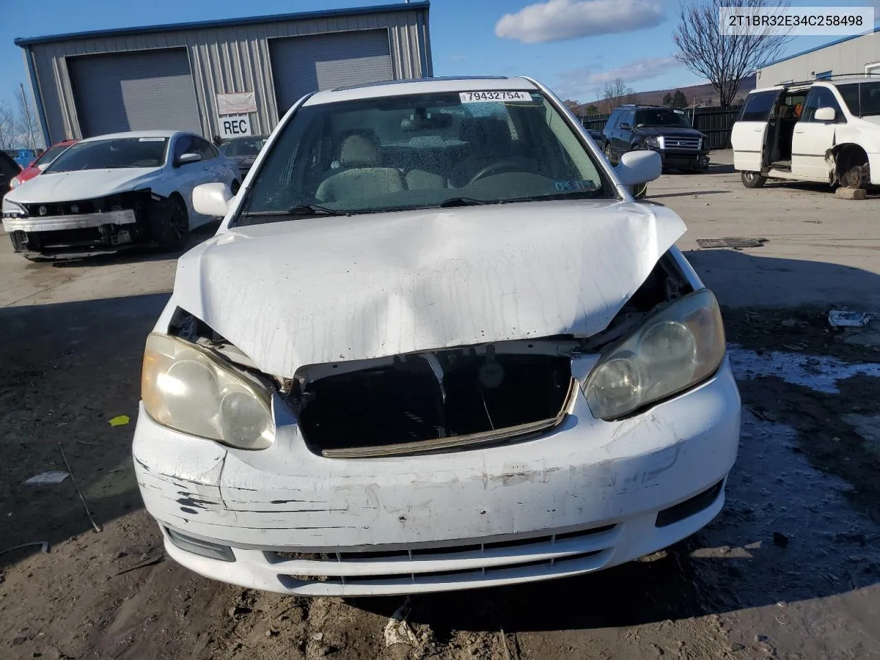 2004 Toyota Corolla Ce VIN: 2T1BR32E34C258498 Lot: 79432754