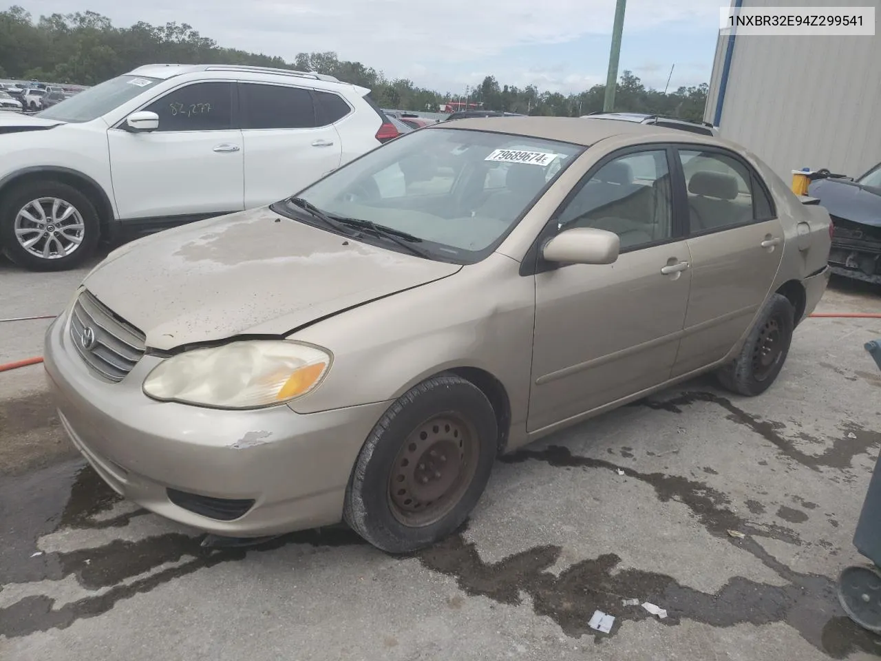 2004 Toyota Corolla Ce VIN: 1NXBR32E94Z299541 Lot: 79689674