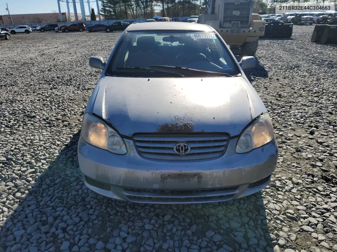 2004 Toyota Corolla Ce VIN: 2T1BR32E44C304663 Lot: 80019974