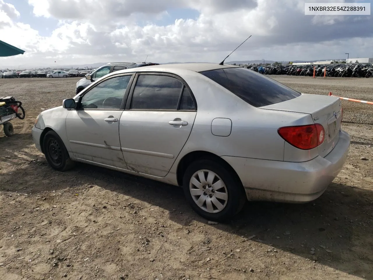 2004 Toyota Corolla Ce VIN: 1NXBR32E54Z288391 Lot: 80304724