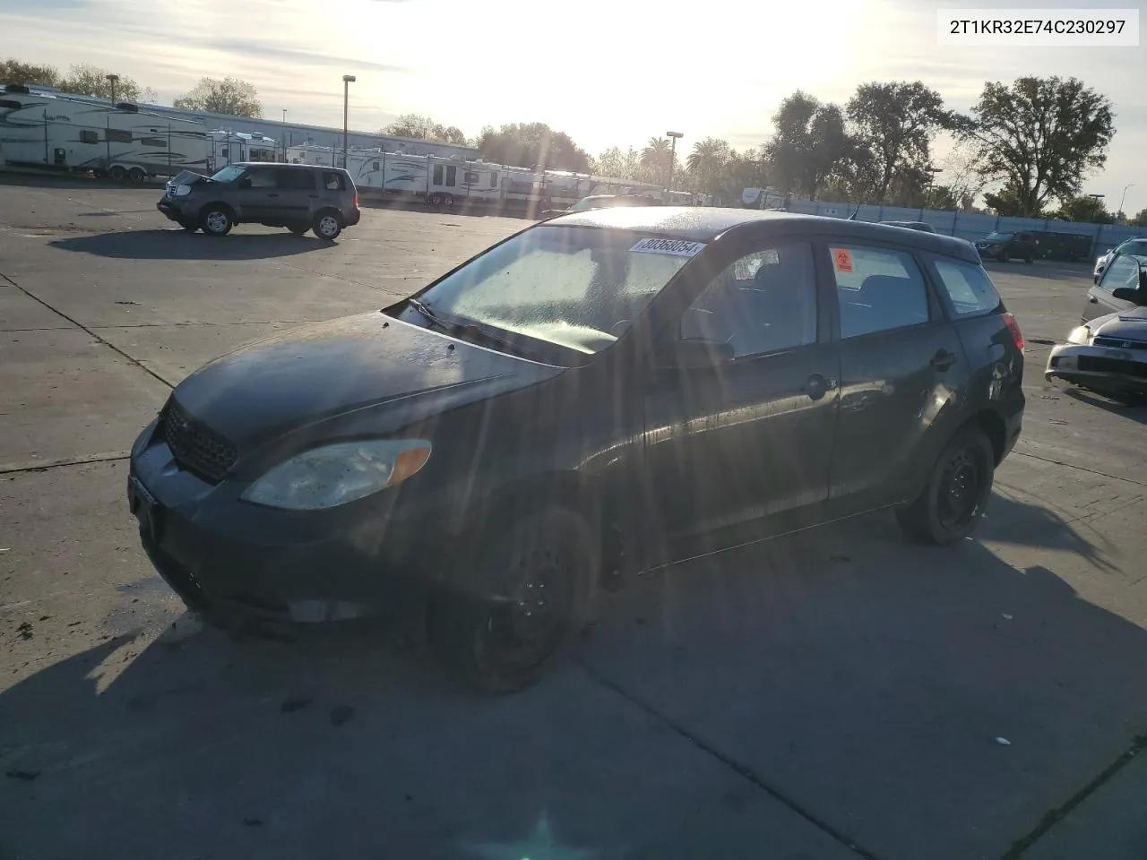 2004 Toyota Corolla Matrix Xr VIN: 2T1KR32E74C230297 Lot: 80368054