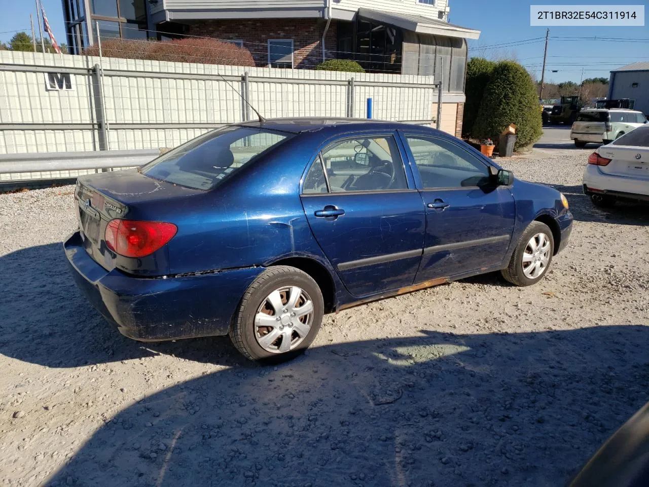 2004 Toyota Corolla Ce VIN: 2T1BR32E54C311914 Lot: 80654494