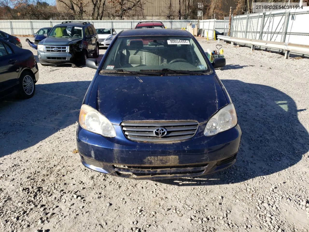 2004 Toyota Corolla Ce VIN: 2T1BR32E54C311914 Lot: 80654494