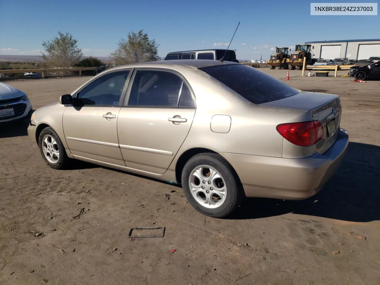 2004 Toyota Corolla Ce VIN: 1NXBR38E24Z237003 Lot: 80658534