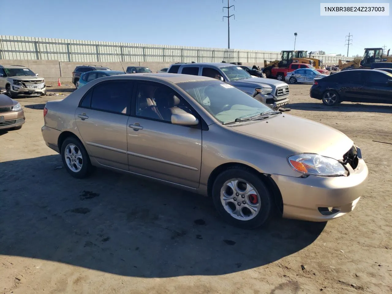 2004 Toyota Corolla Ce VIN: 1NXBR38E24Z237003 Lot: 80658534