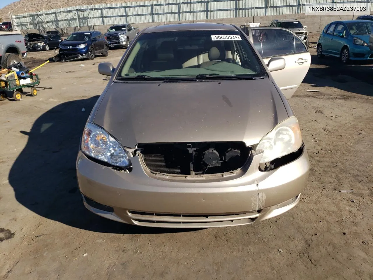 2004 Toyota Corolla Ce VIN: 1NXBR38E24Z237003 Lot: 80658534