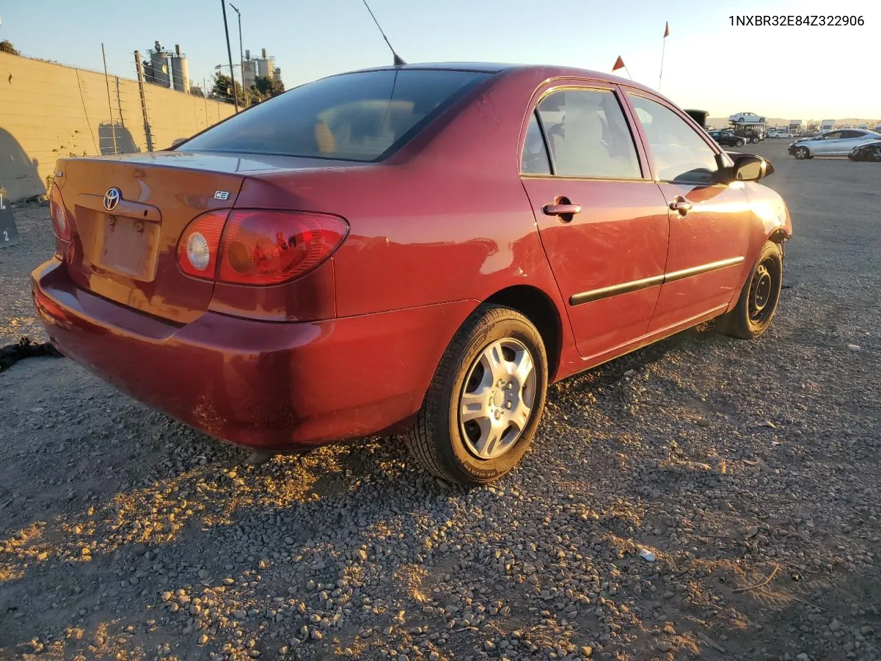 2004 Toyota Corolla Ce VIN: 1NXBR32E84Z322906 Lot: 80779444