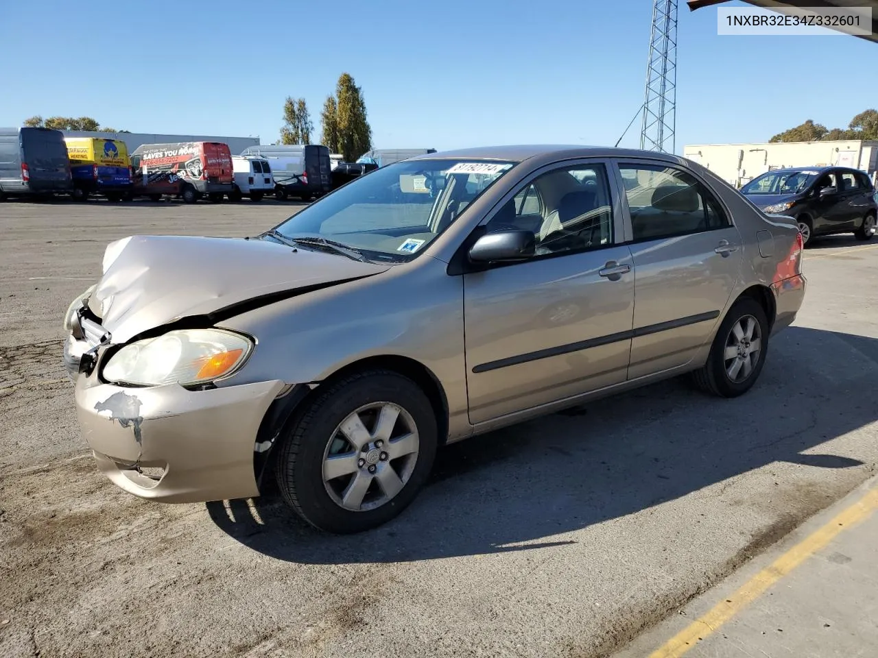 2004 Toyota Corolla Ce VIN: 1NXBR32E34Z332601 Lot: 81192714