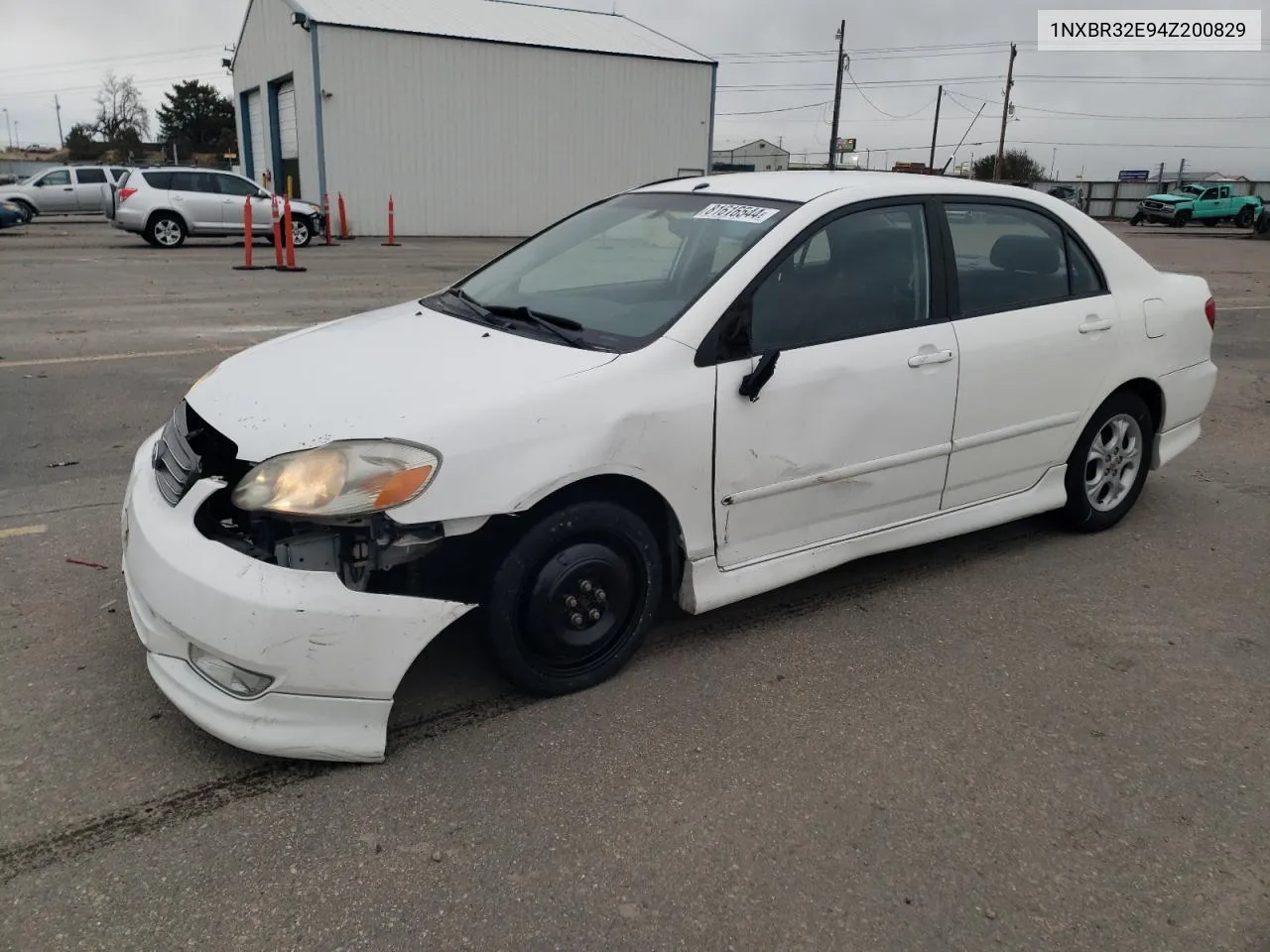 2004 Toyota Corolla Ce VIN: 1NXBR32E94Z200829 Lot: 81616544