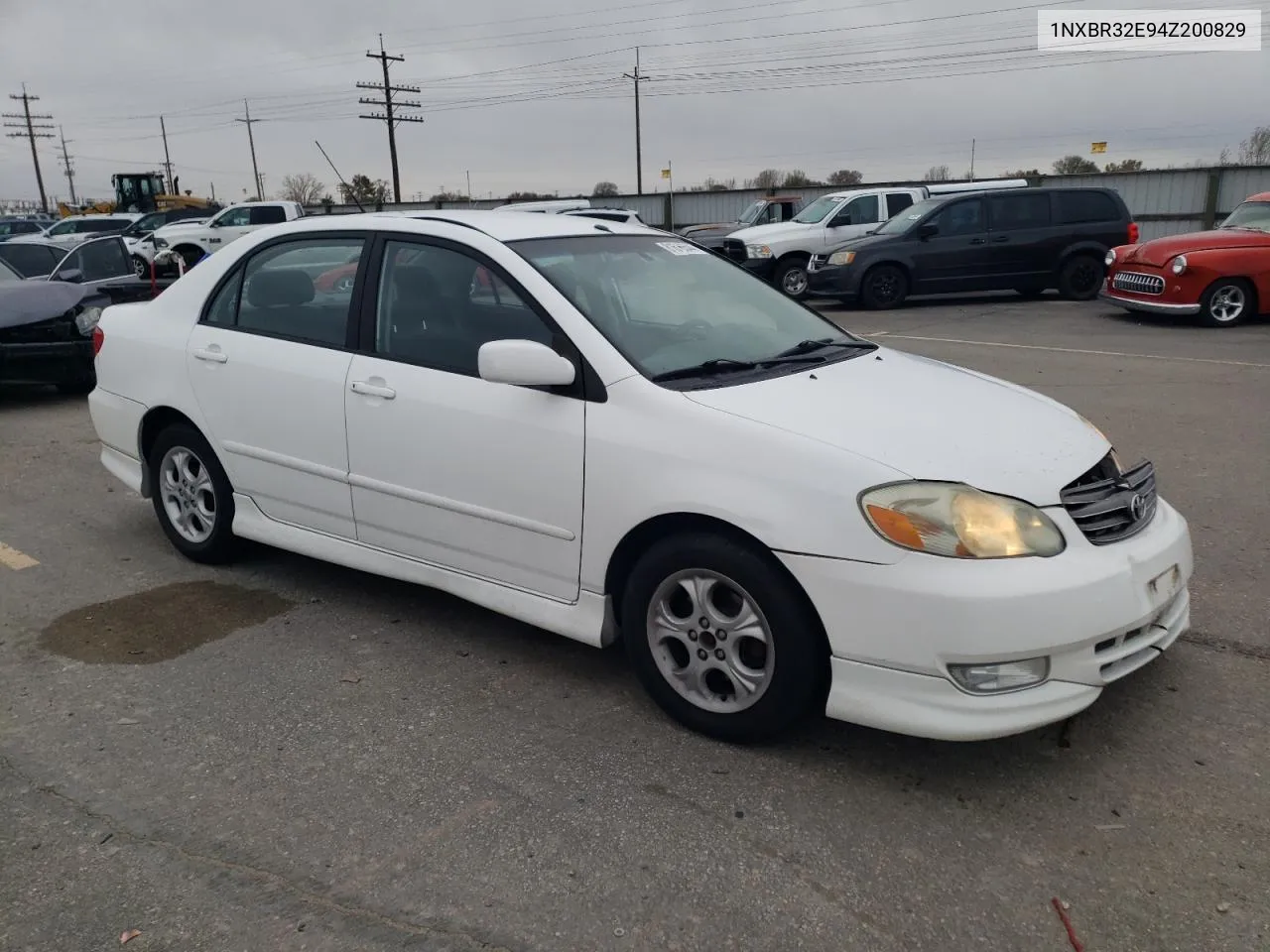 2004 Toyota Corolla Ce VIN: 1NXBR32E94Z200829 Lot: 81616544