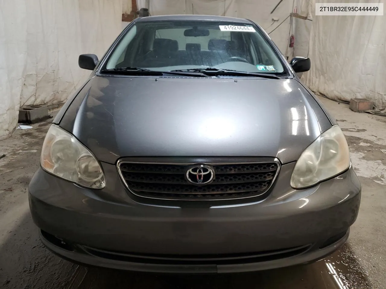 2005 Toyota Corolla Ce VIN: 2T1BR32E95C444449 Lot: 41924644