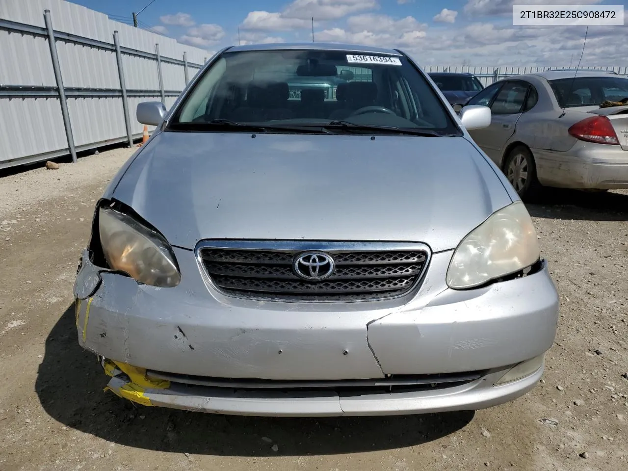 2005 Toyota Corolla Ce VIN: 2T1BR32E25C908472 Lot: 53616394