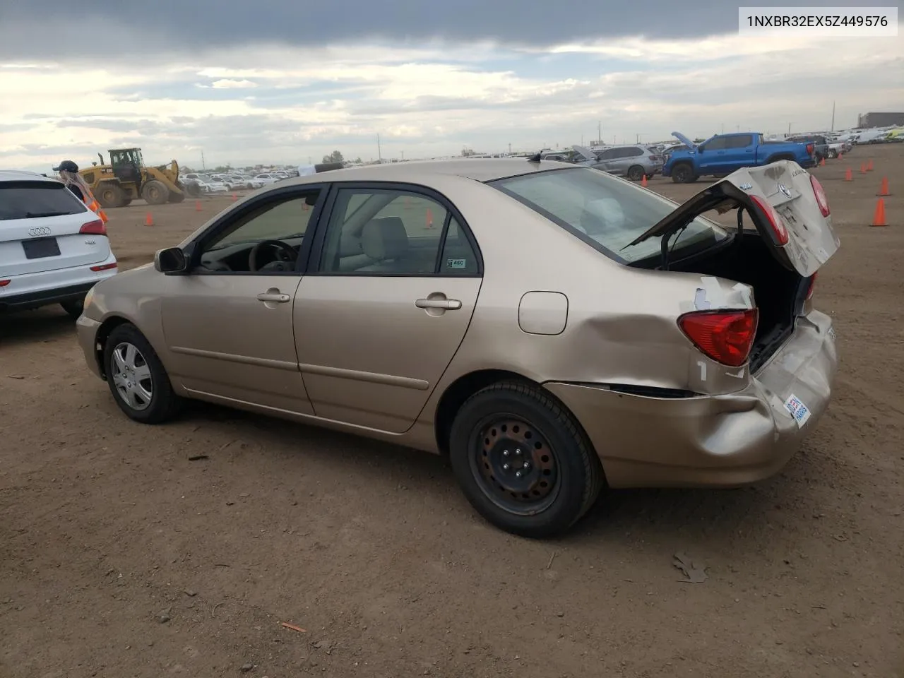 2005 Toyota Corolla Ce VIN: 1NXBR32EX5Z449576 Lot: 56007724