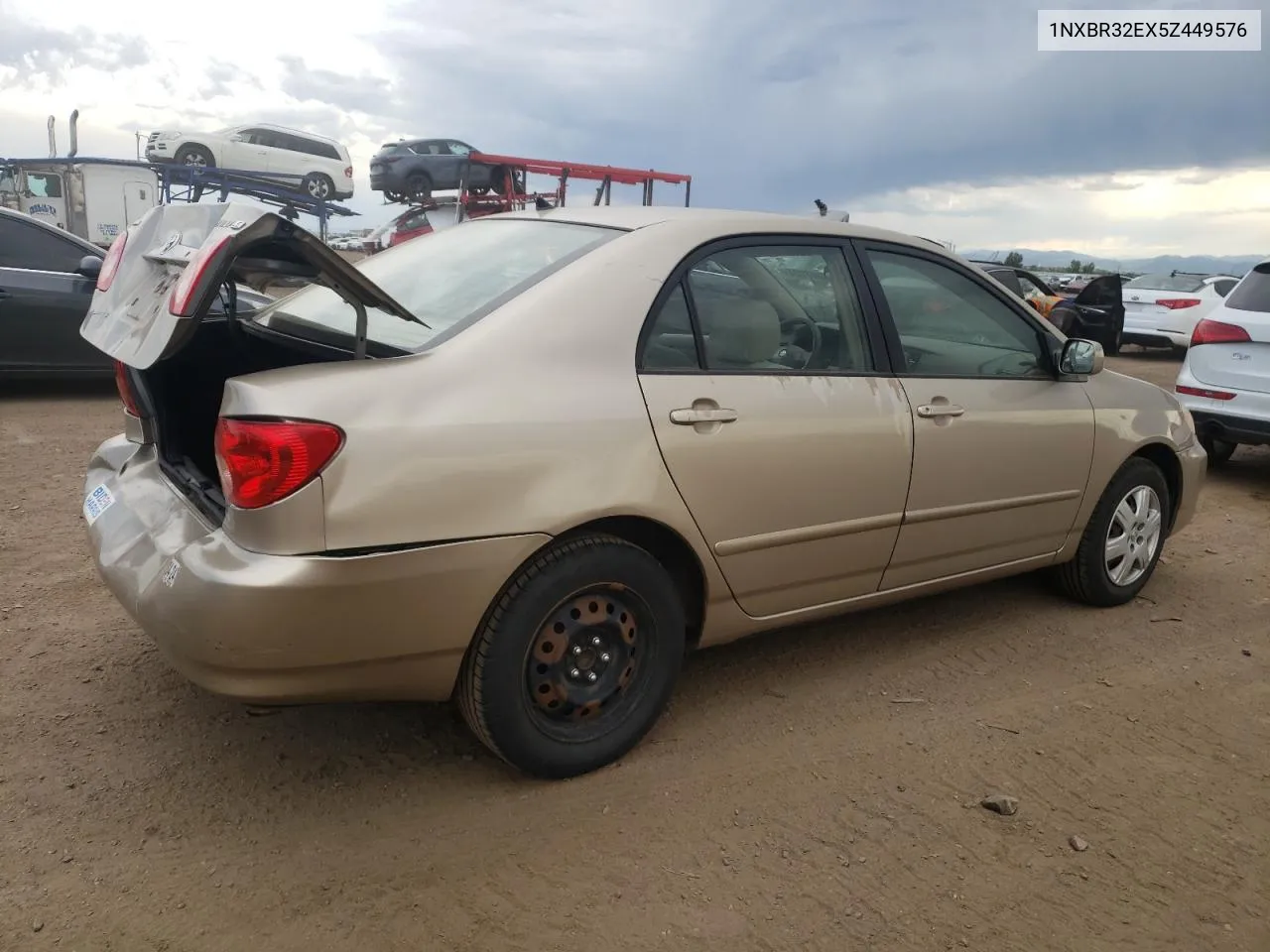 2005 Toyota Corolla Ce VIN: 1NXBR32EX5Z449576 Lot: 56007724