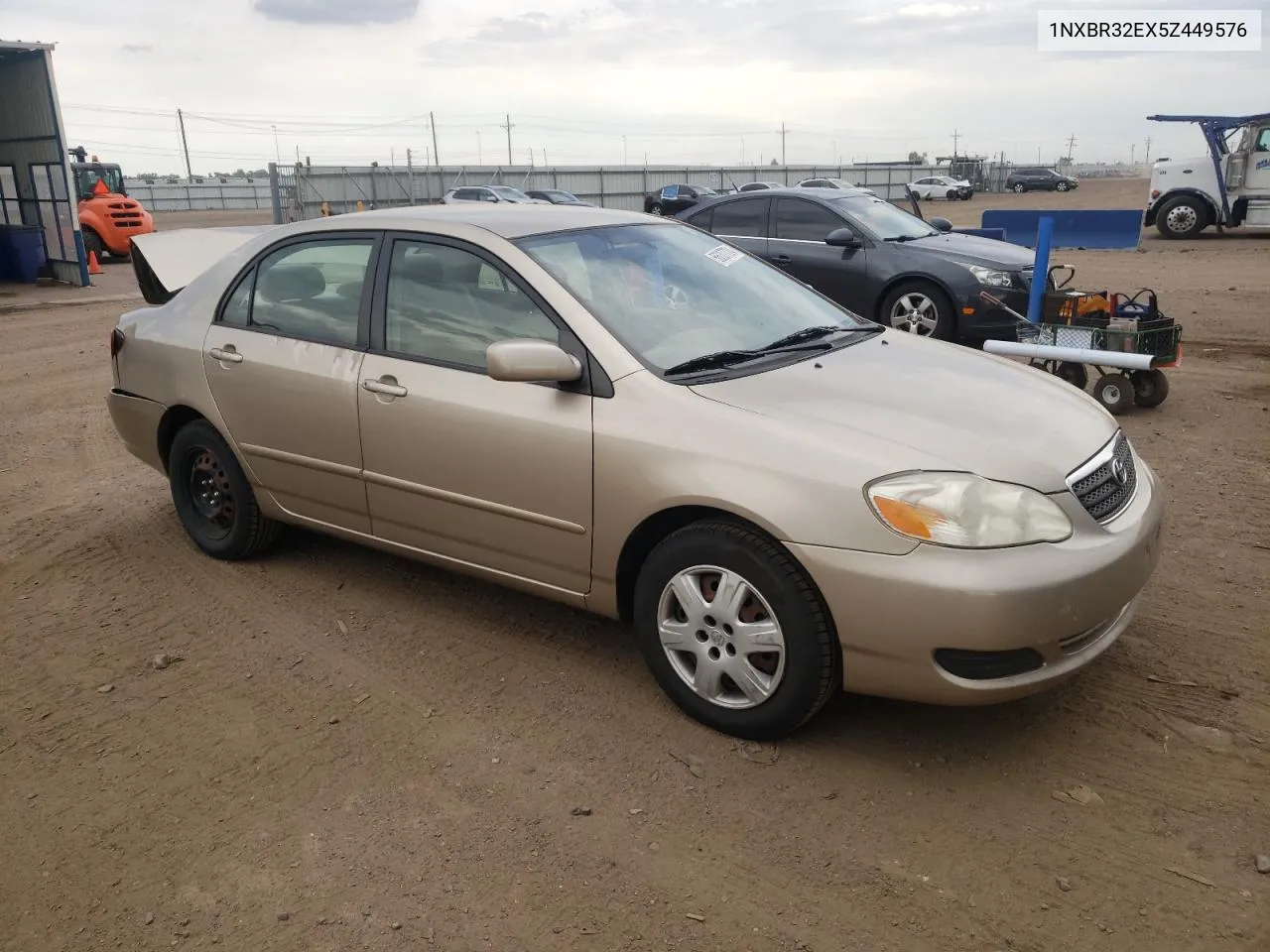 2005 Toyota Corolla Ce VIN: 1NXBR32EX5Z449576 Lot: 56007724