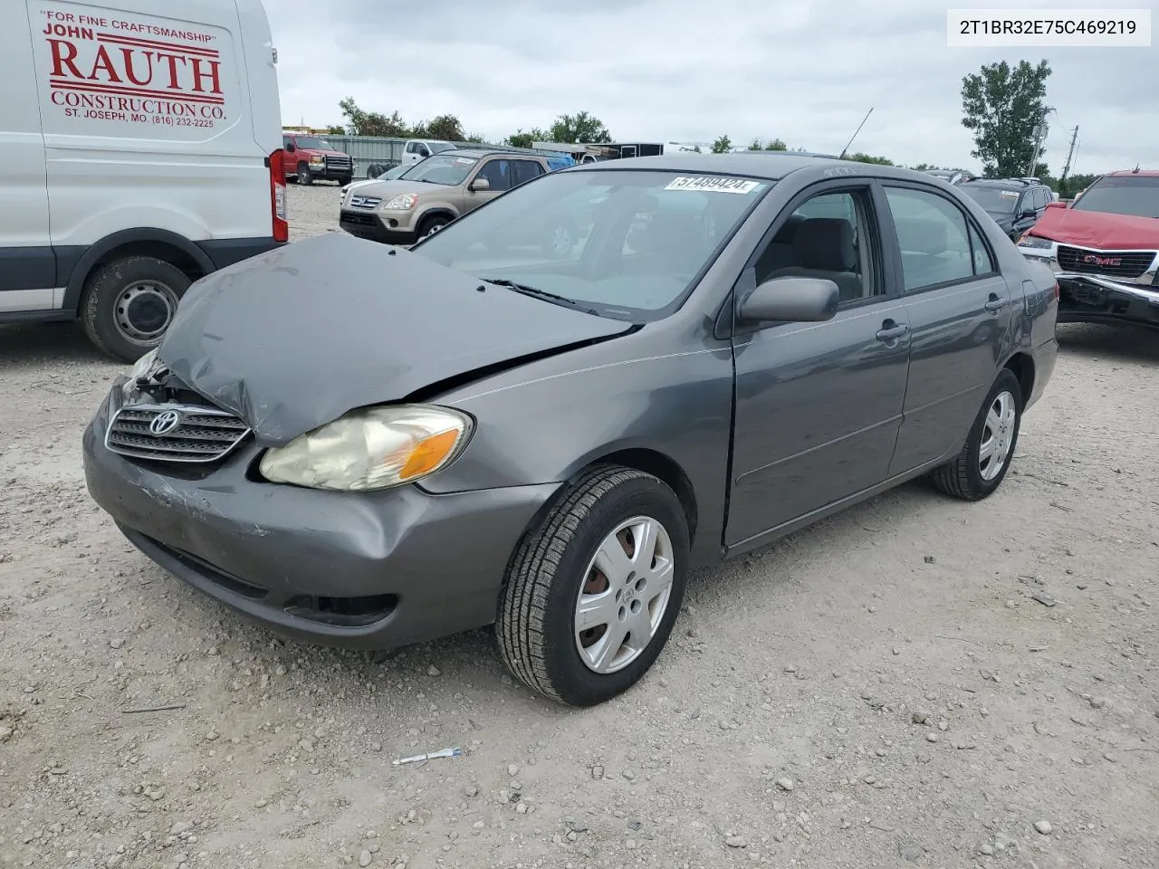 2005 Toyota Corolla Ce VIN: 2T1BR32E75C469219 Lot: 57489424