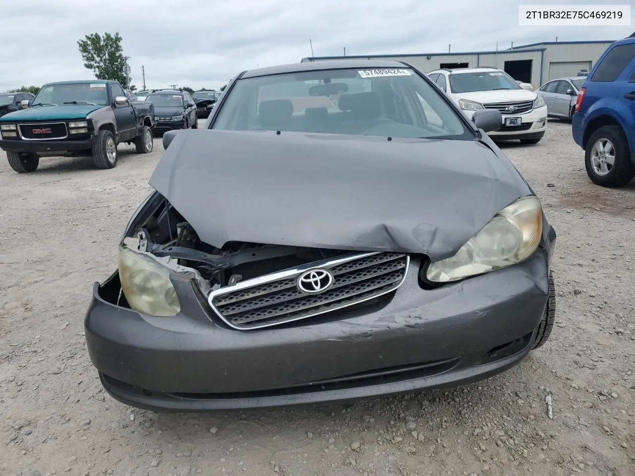 2005 Toyota Corolla Ce VIN: 2T1BR32E75C469219 Lot: 57489424