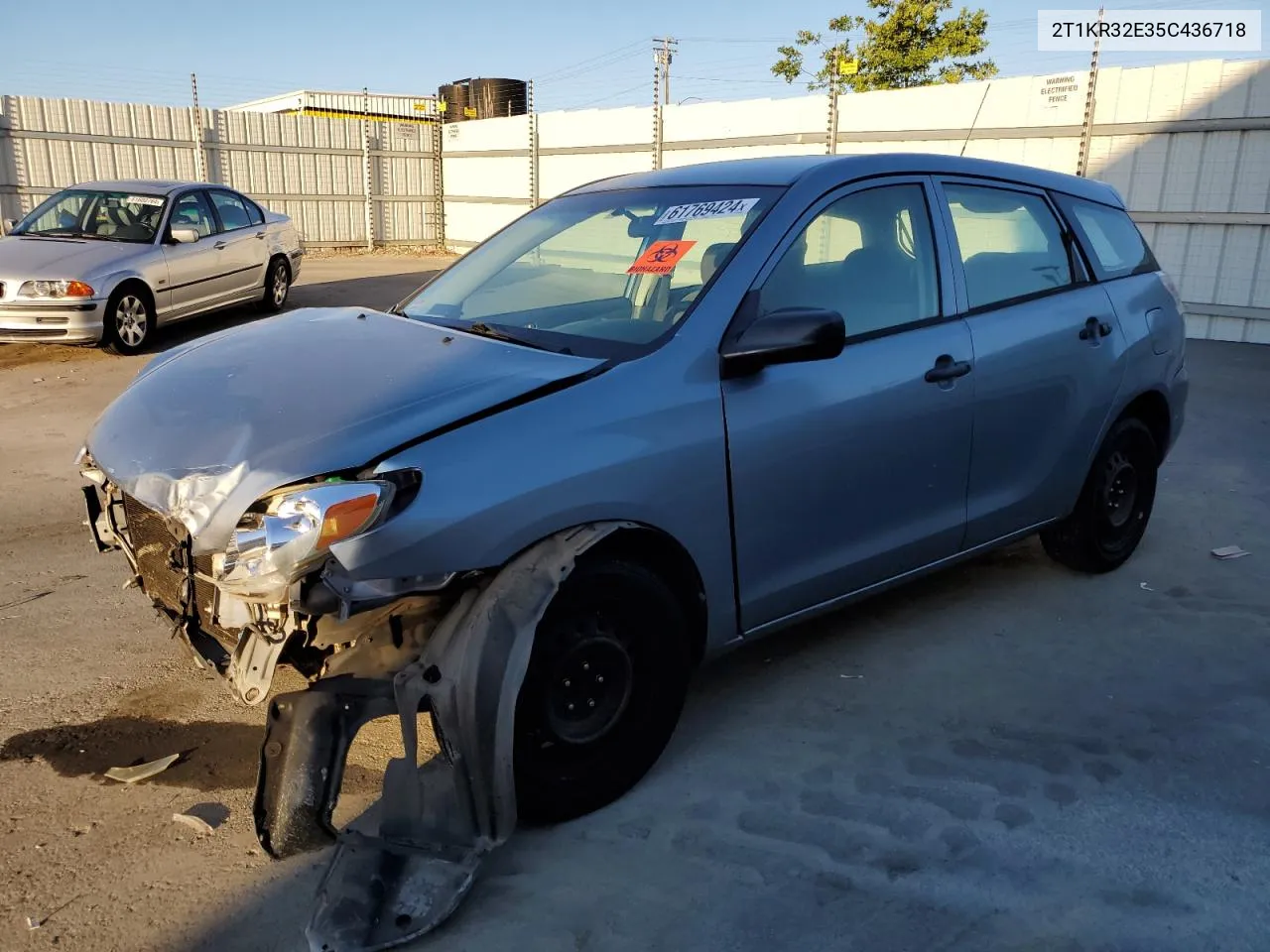 2005 Toyota Corolla Matrix Xr VIN: 2T1KR32E35C436718 Lot: 61769424