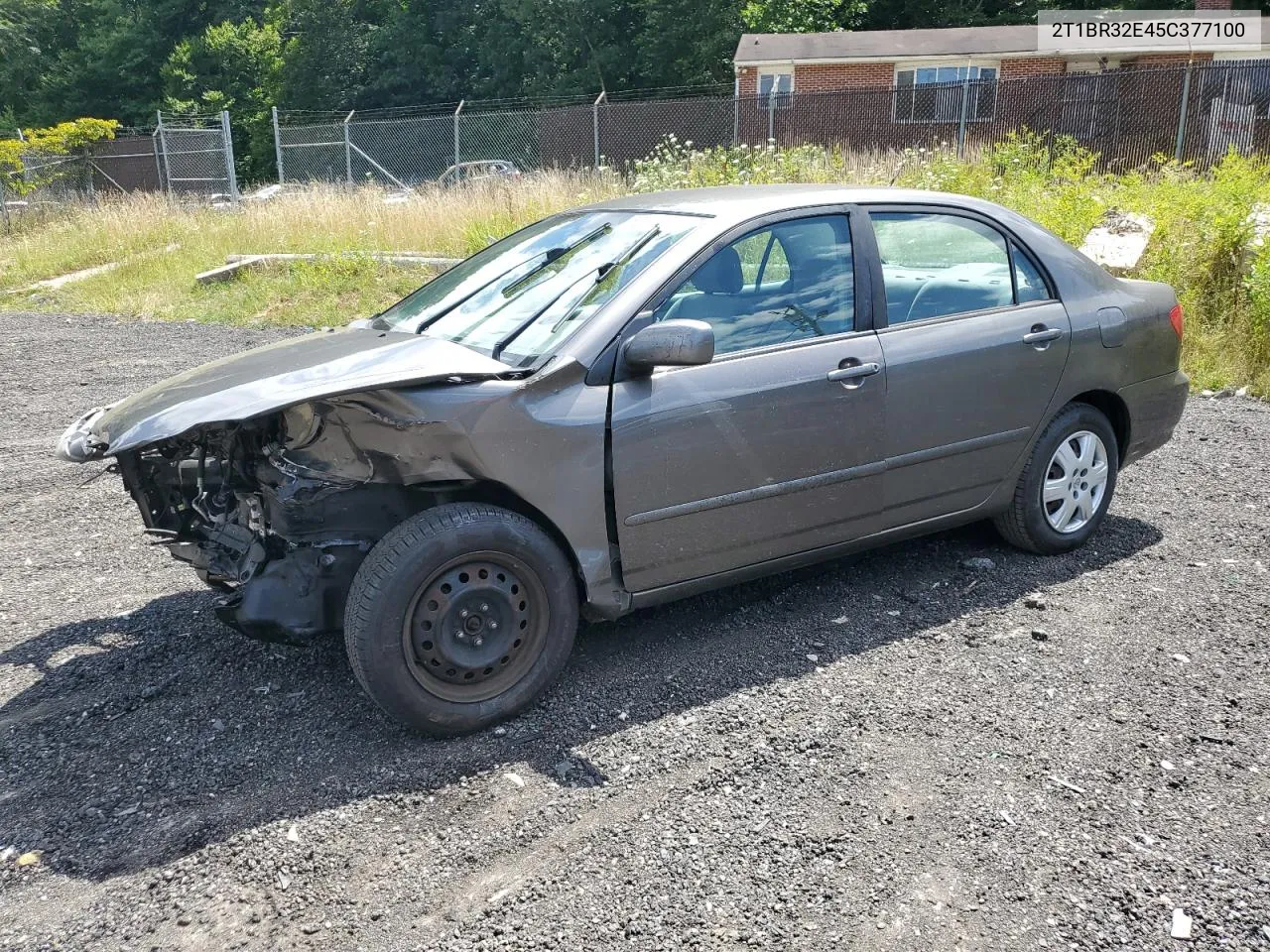 2005 Toyota Corolla Ce VIN: 2T1BR32E45C377100 Lot: 62871774