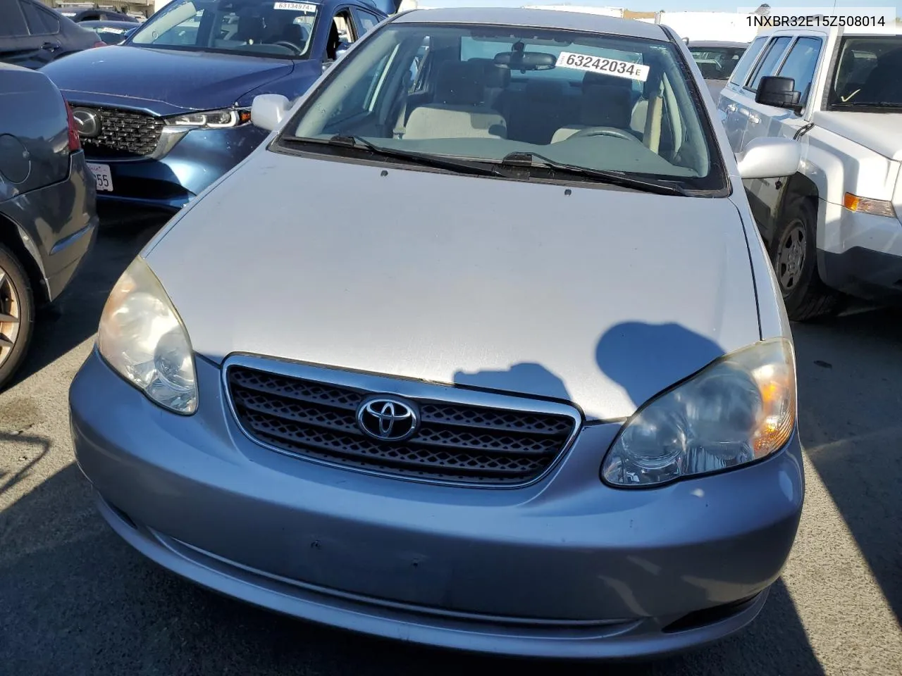 2005 Toyota Corolla Ce VIN: 1NXBR32E15Z508014 Lot: 63242034