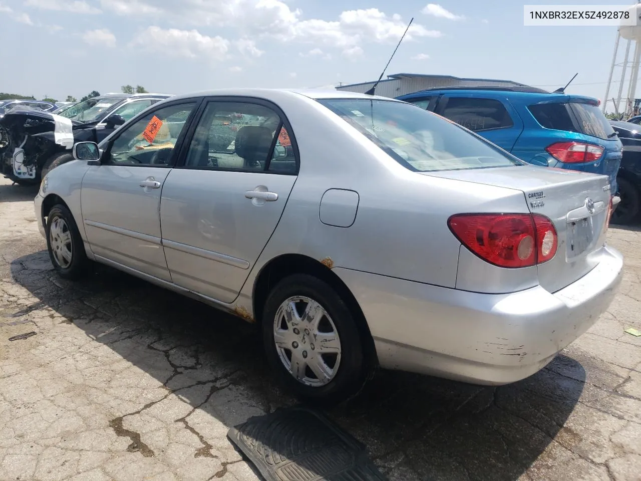 2005 Toyota Corolla Ce VIN: 1NXBR32EX5Z492878 Lot: 63345214