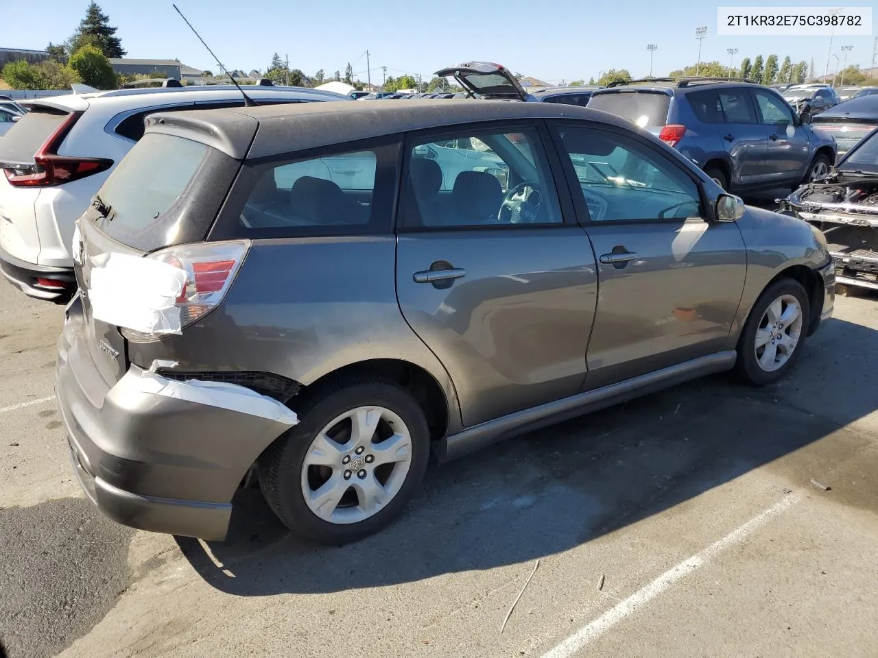 2005 Toyota Corolla Matrix Xr VIN: 2T1KR32E75C398782 Lot: 63849224