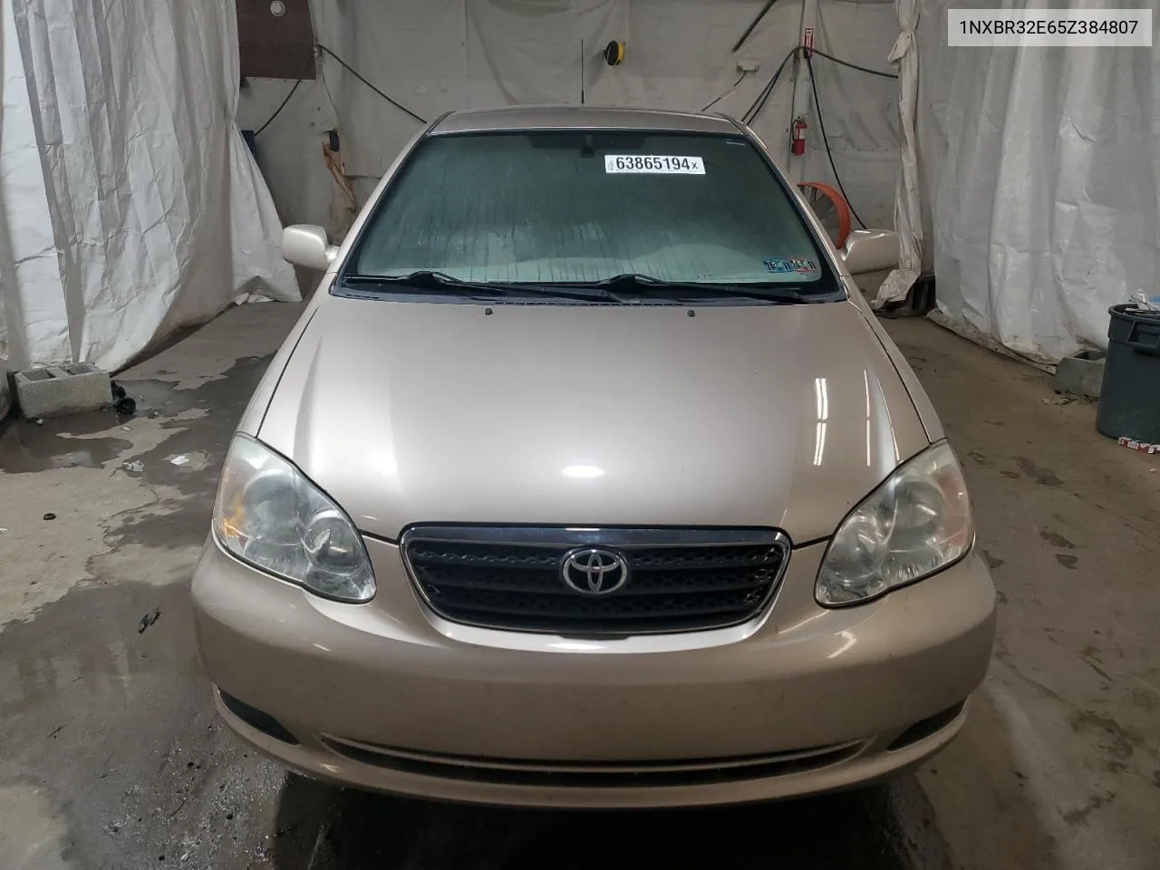 2005 Toyota Corolla Ce VIN: 1NXBR32E65Z384807 Lot: 63865194