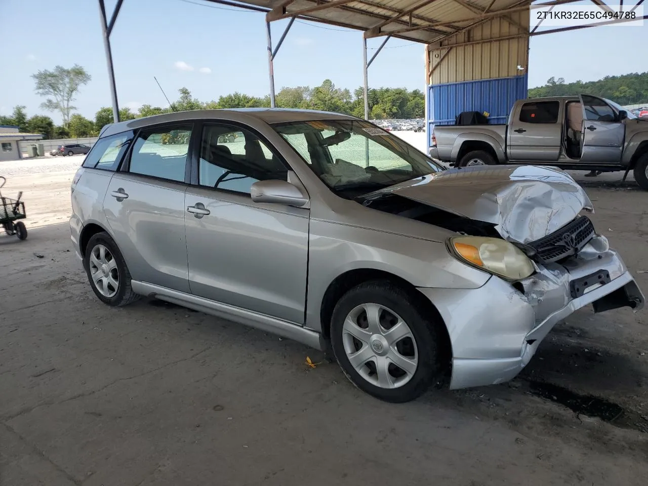 2005 Toyota Corolla Matrix Xr VIN: 2T1KR32E65C494788 Lot: 65520884