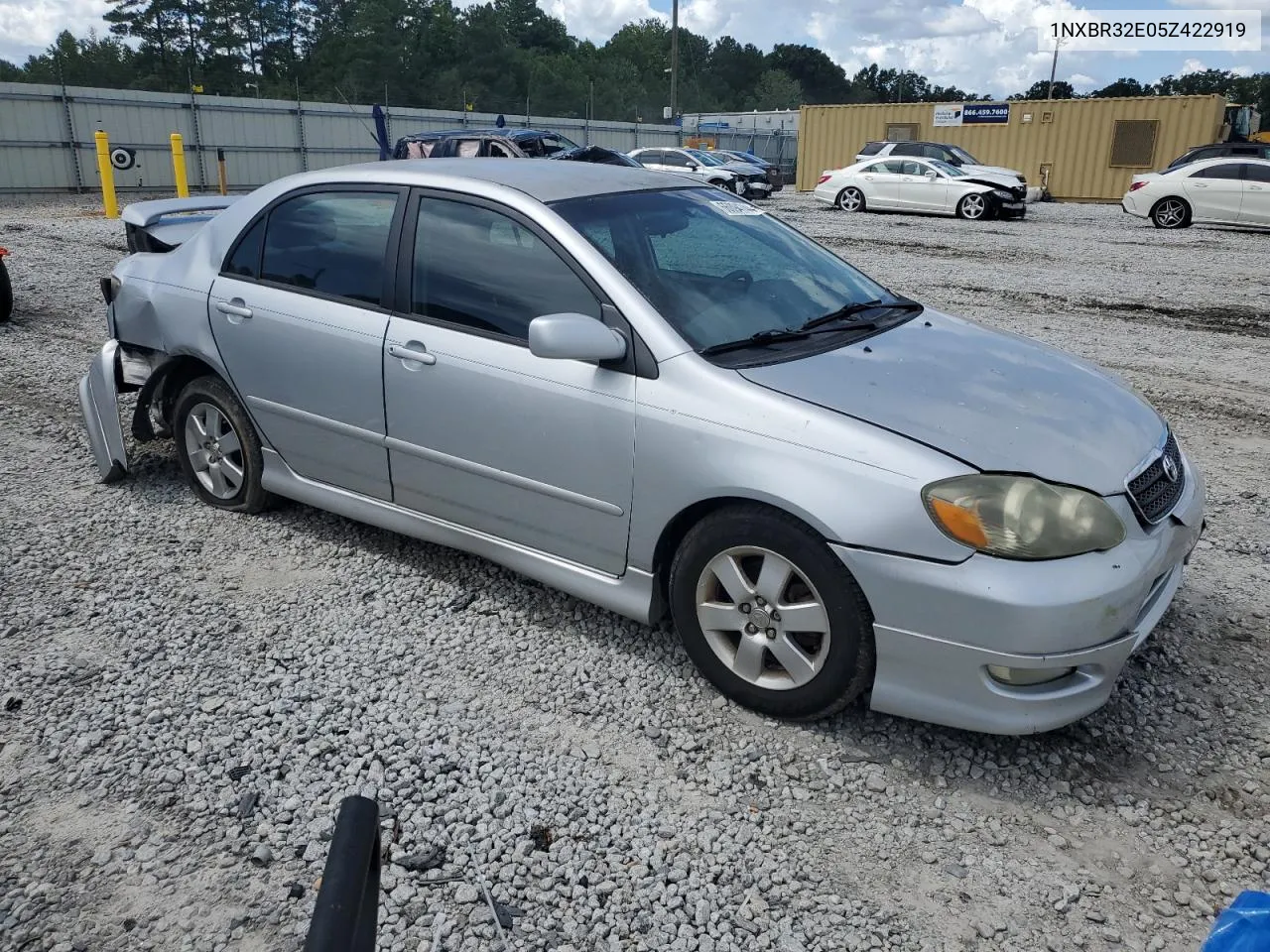 2005 Toyota Corolla Ce VIN: 1NXBR32E05Z422919 Lot: 66094744