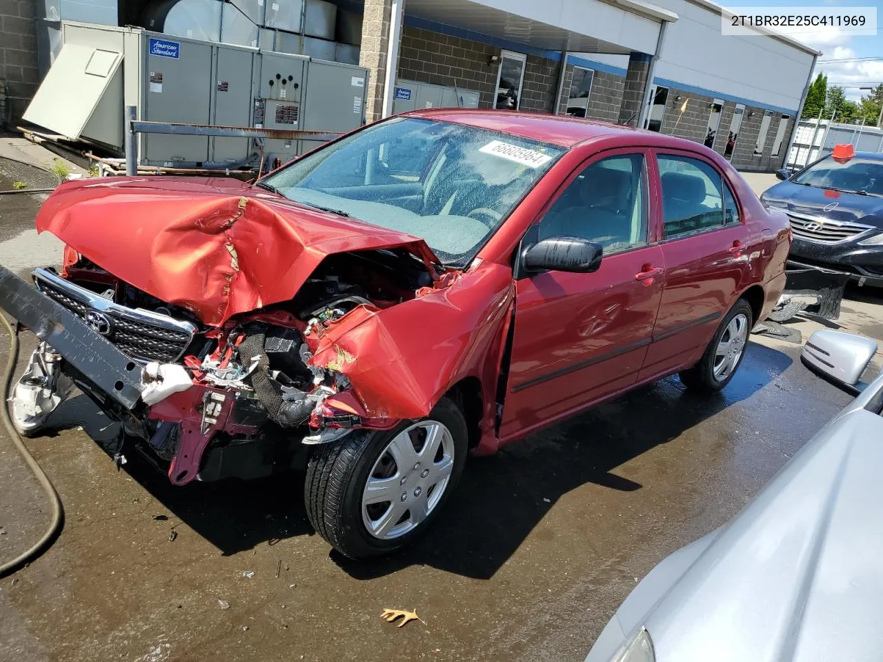 2005 Toyota Corolla Ce VIN: 2T1BR32E25C411969 Lot: 66605964