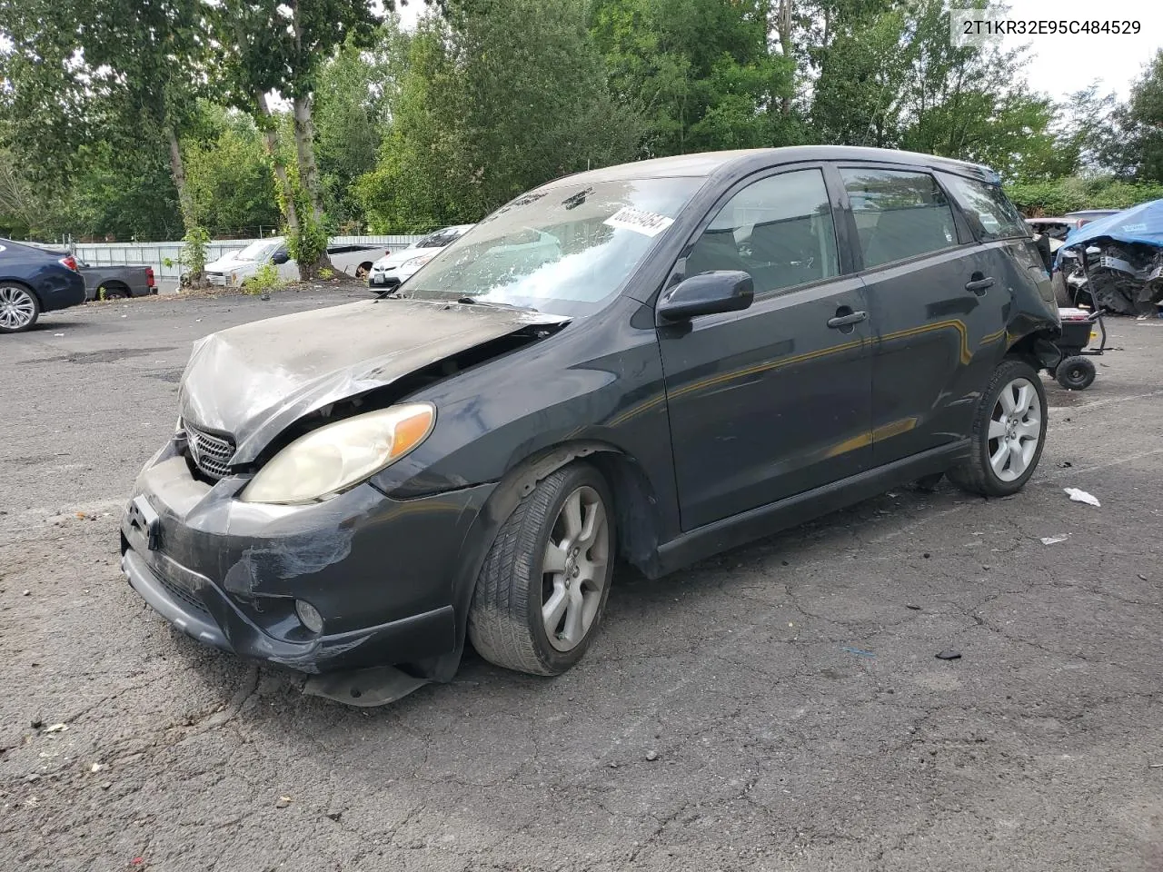 2005 Toyota Corolla Matrix Xr VIN: 2T1KR32E95C484529 Lot: 66699464