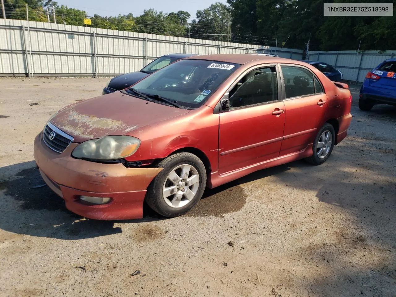 2005 Toyota Corolla Ce VIN: 1NXBR32E75Z518398 Lot: 67066944