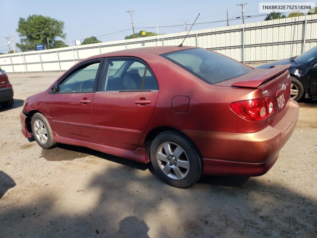 2005 Toyota Corolla Ce VIN: 1NXBR32E75Z518398 Lot: 67066944