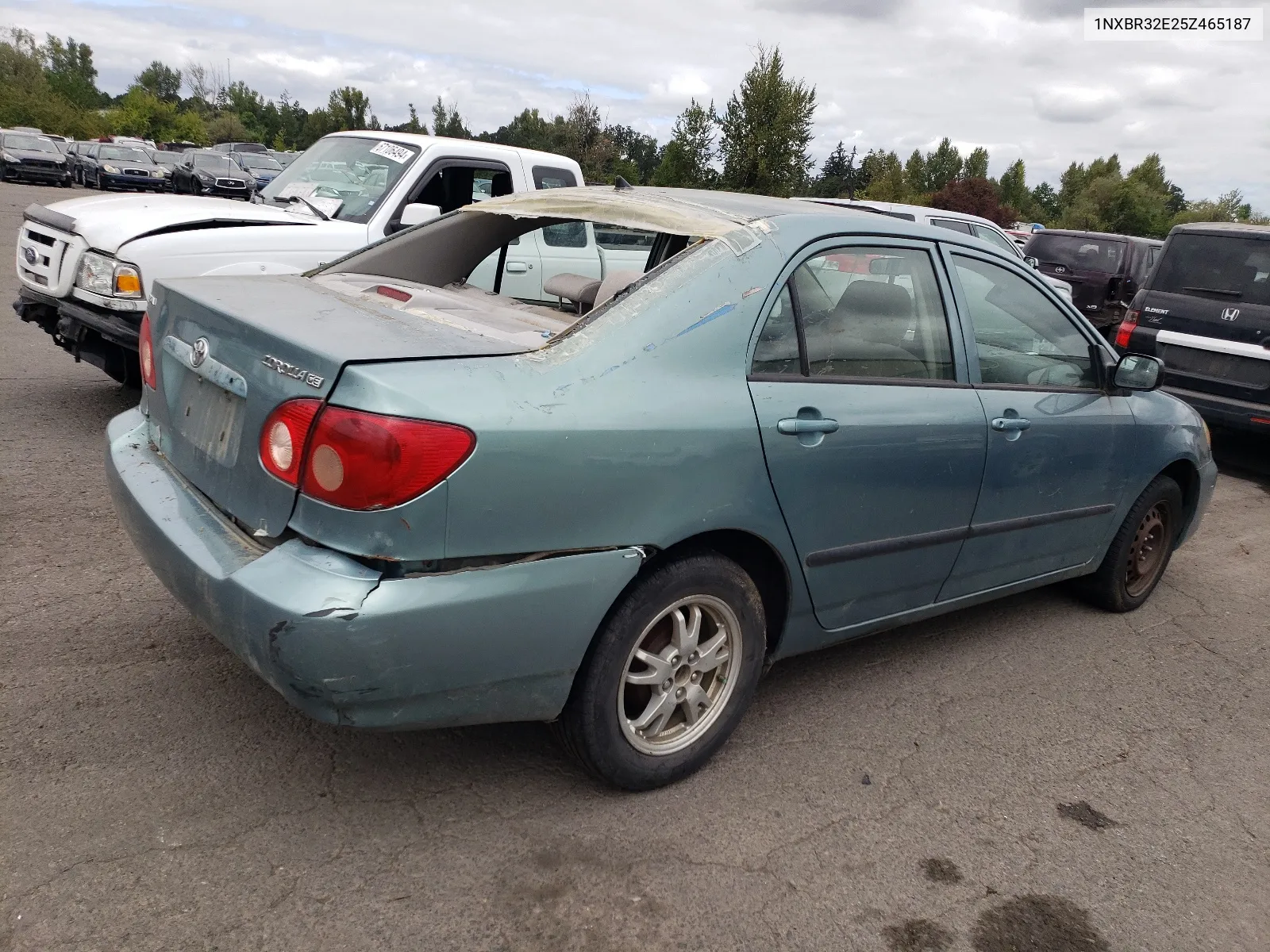 2005 Toyota Corolla Ce VIN: 1NXBR32E25Z465187 Lot: 67200174