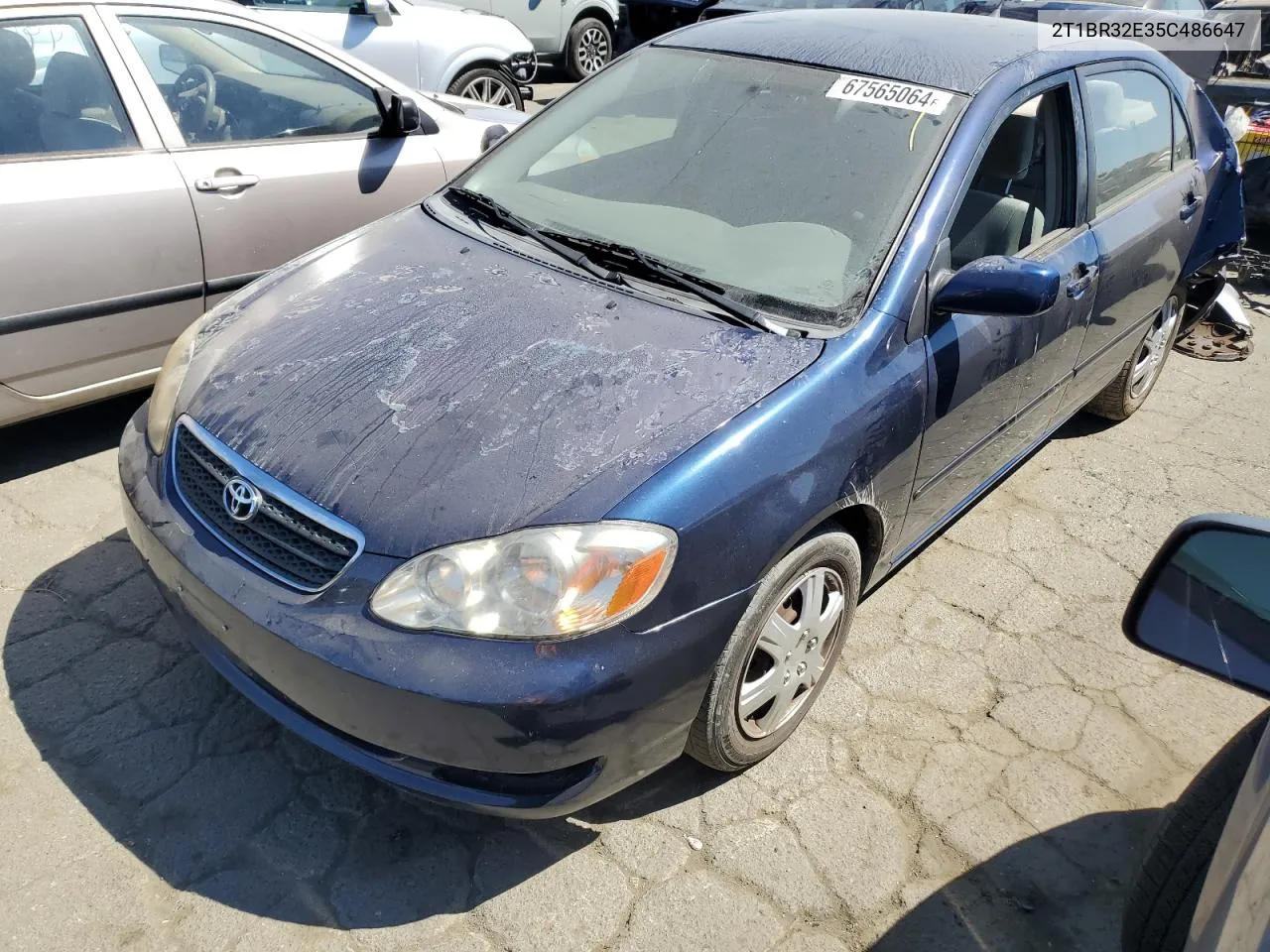 2005 Toyota Corolla Ce VIN: 2T1BR32E35C486647 Lot: 67565064