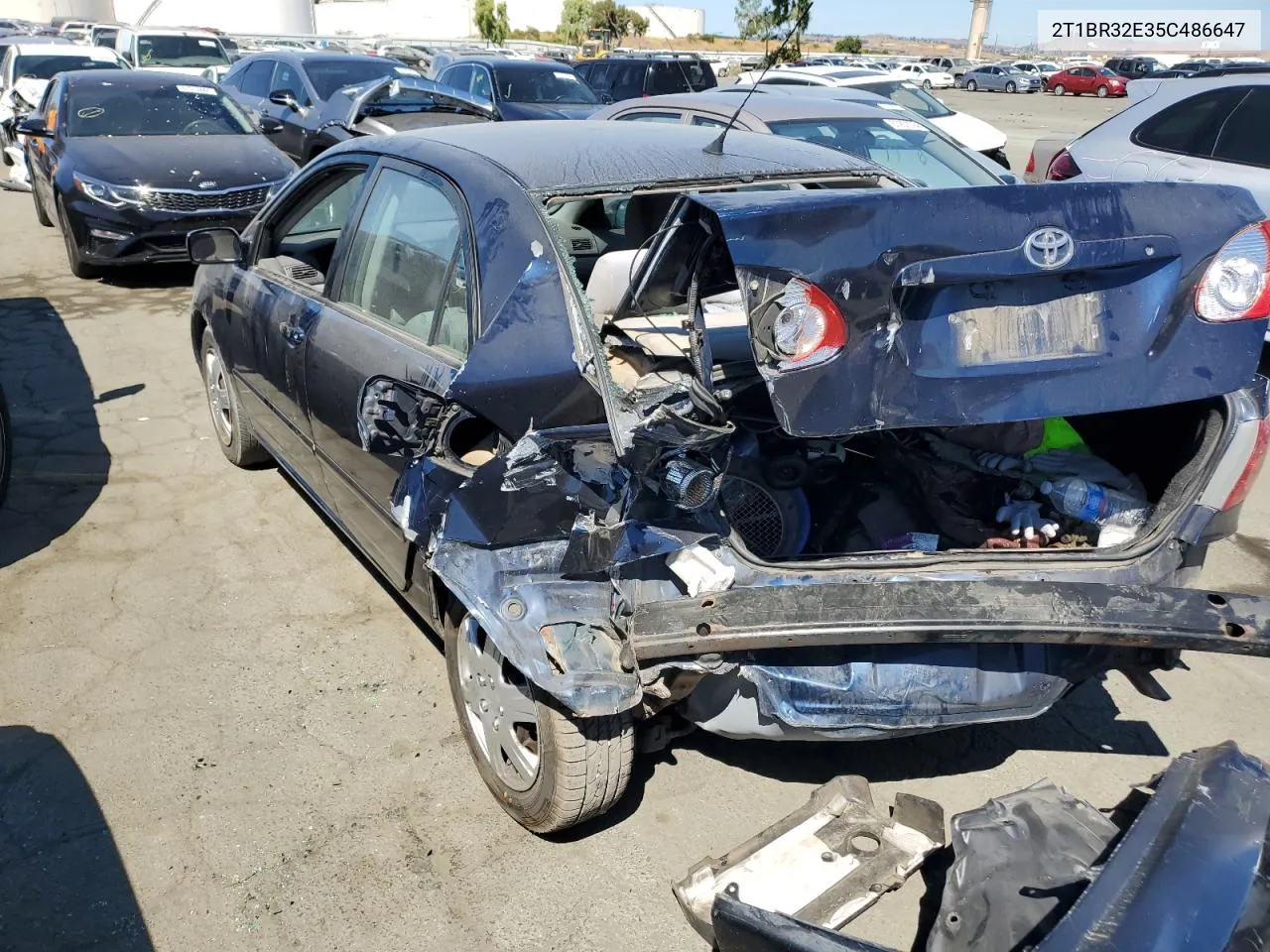 2005 Toyota Corolla Ce VIN: 2T1BR32E35C486647 Lot: 67565064