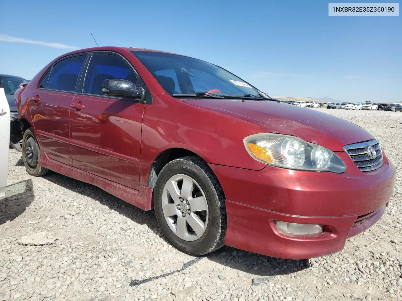 2005 Toyota Corolla Ce VIN: 1NXBR32E35Z360190 Lot: 67710464