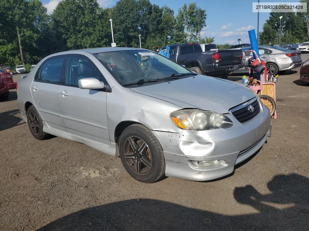 2005 Toyota Corolla Ce VIN: 2T1BR32E05C321428 Lot: 68282284