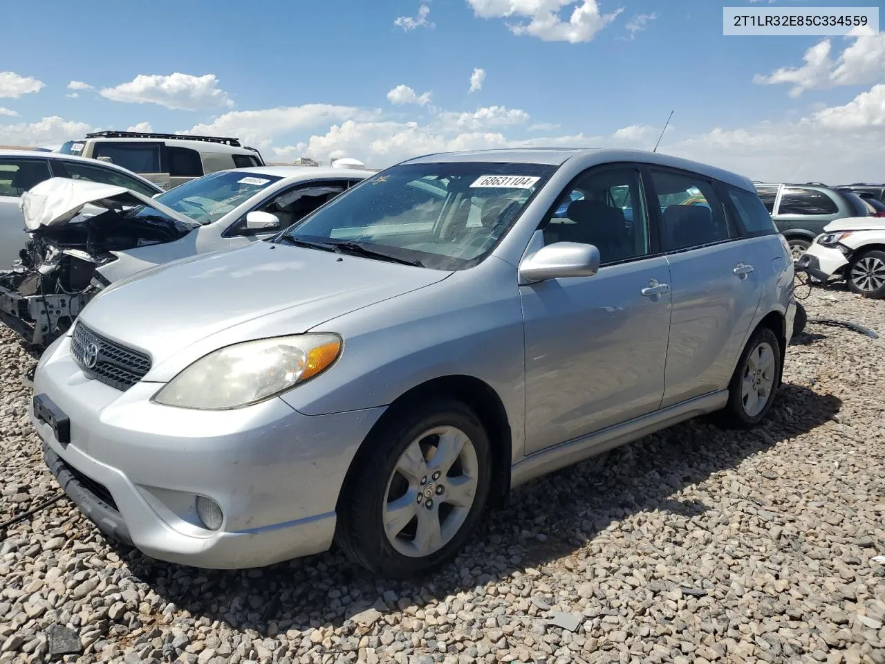 2005 Toyota Corolla Matrix Base VIN: 2T1LR32E85C334559 Lot: 68631104