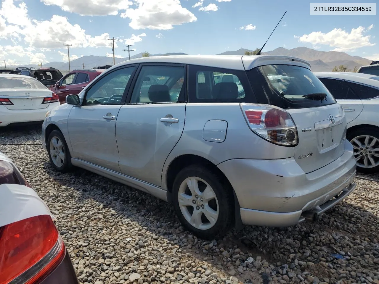 2005 Toyota Corolla Matrix Base VIN: 2T1LR32E85C334559 Lot: 68631104