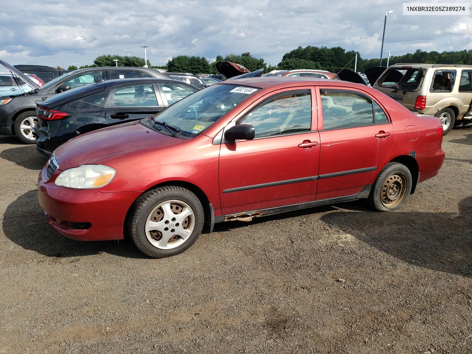 2005 Toyota Corolla Ce VIN: 1NXBR32E05Z389274 Lot: 68821694