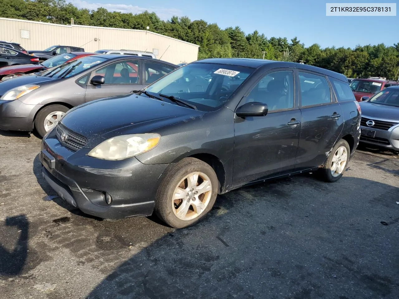 2005 Toyota Corolla Matrix Xr VIN: 2T1KR32E95C378131 Lot: 68983874